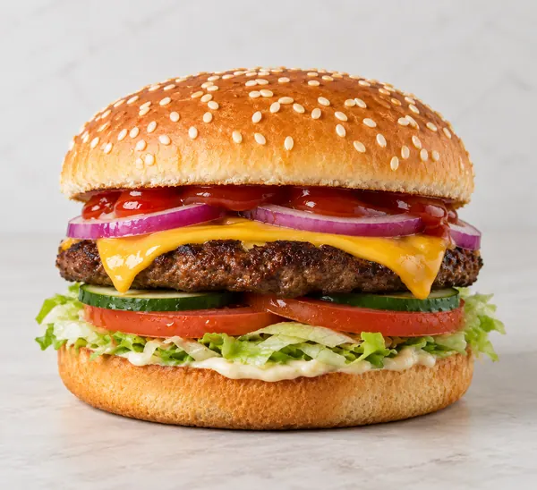Cheese Burger fra Mona Lisa Pizzaria